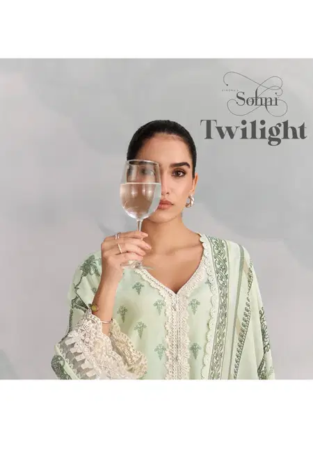Twilight By Kimora Pure Muslin Printed Pakistani Salwar Kameez